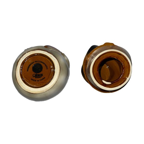 Rare Gibson Vintage Handpainted Snowman Cookie Jar Christmas Holiday - Picture 6 of 7